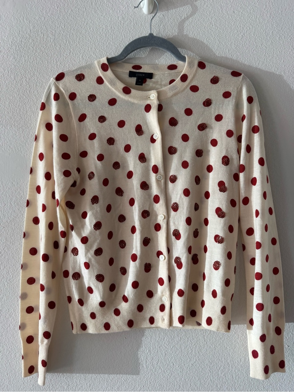Polka dot cardigan